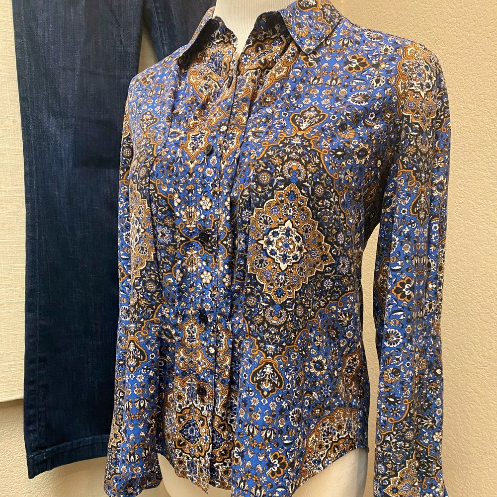 Silk Tory Burch top EUC